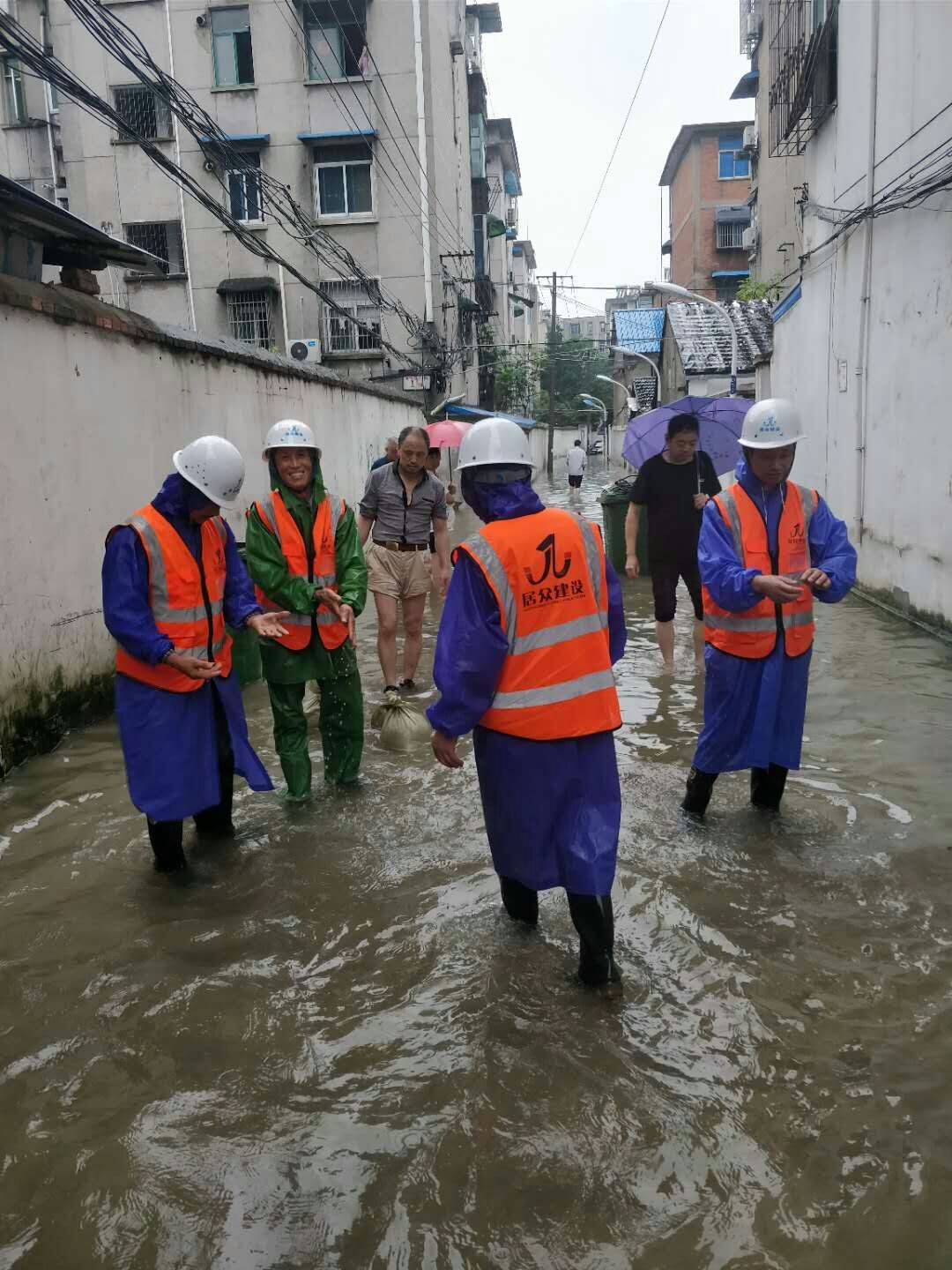 南淝河抗洪